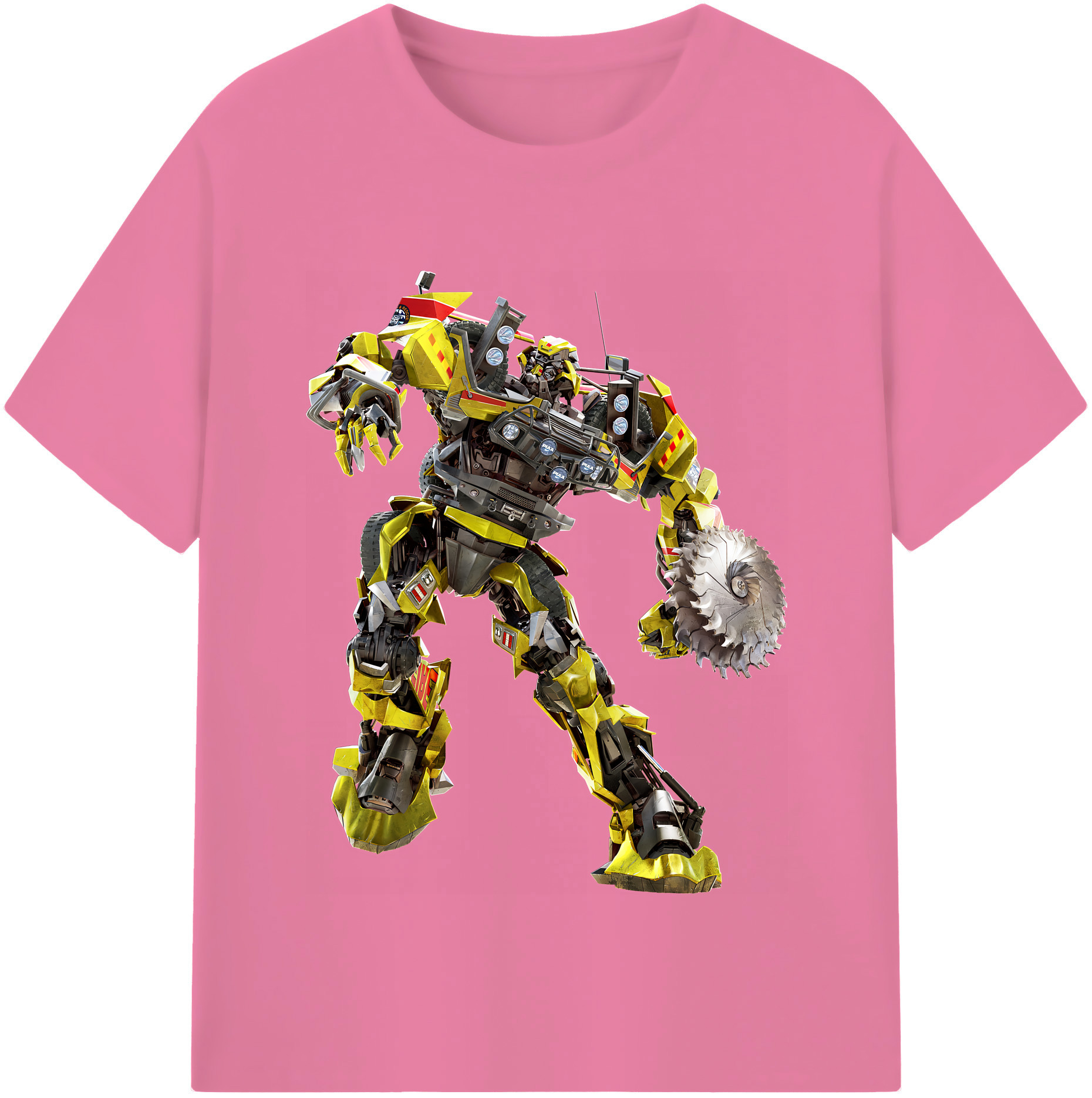 （画像用） Transformers トランスフォーマー 綿100％半袖Tシャツ（フロントプリント）